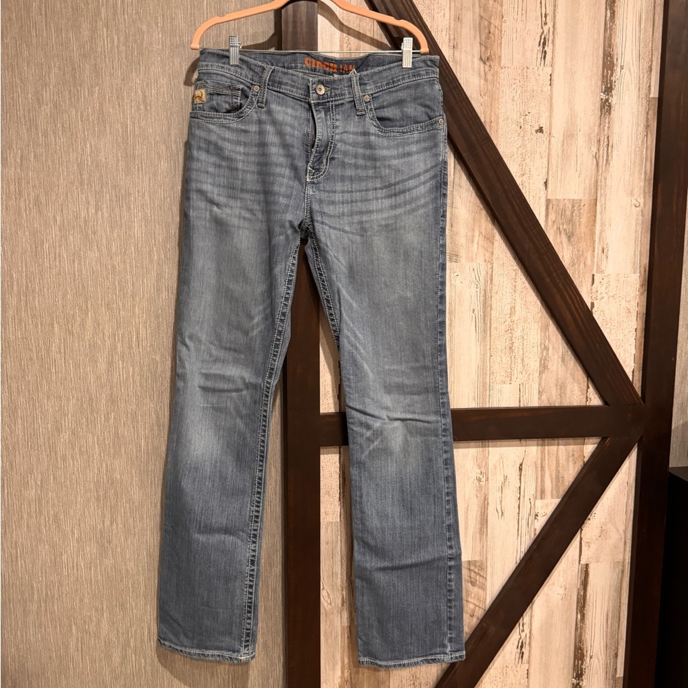 Cinch Light Blue Denim Jeans 34x36